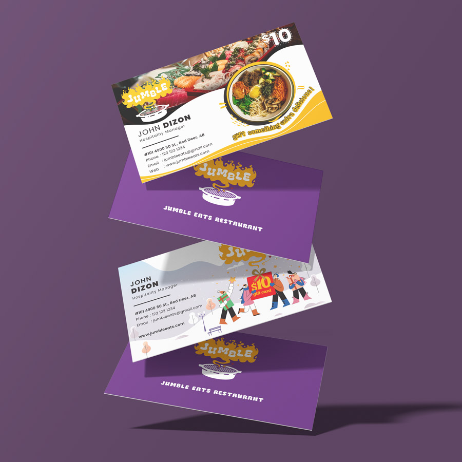 Jumble Eats Business Card