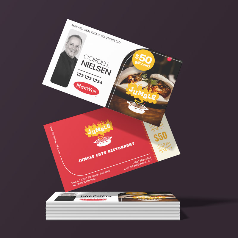 Jumble Eats Business Card